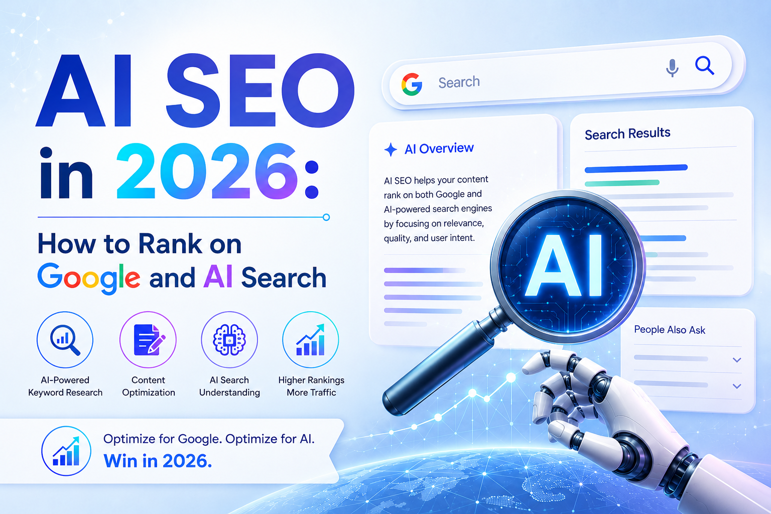 AI SEO in 2026 for ranking on Google and AI-powered search