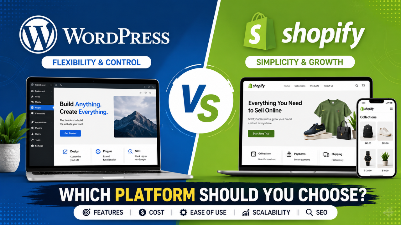 WordPress vs Shopify: Which Is Better in 2026?